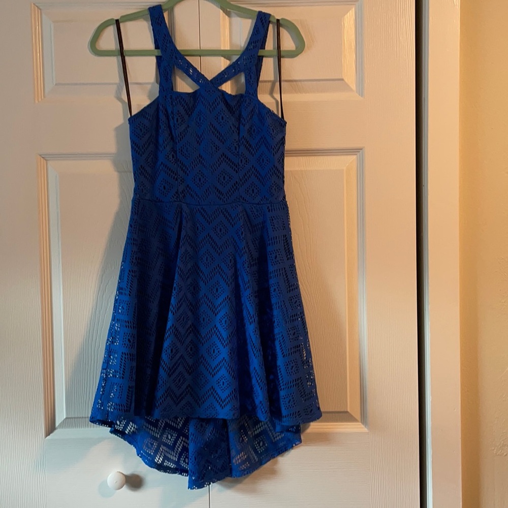 Material girl blue dress